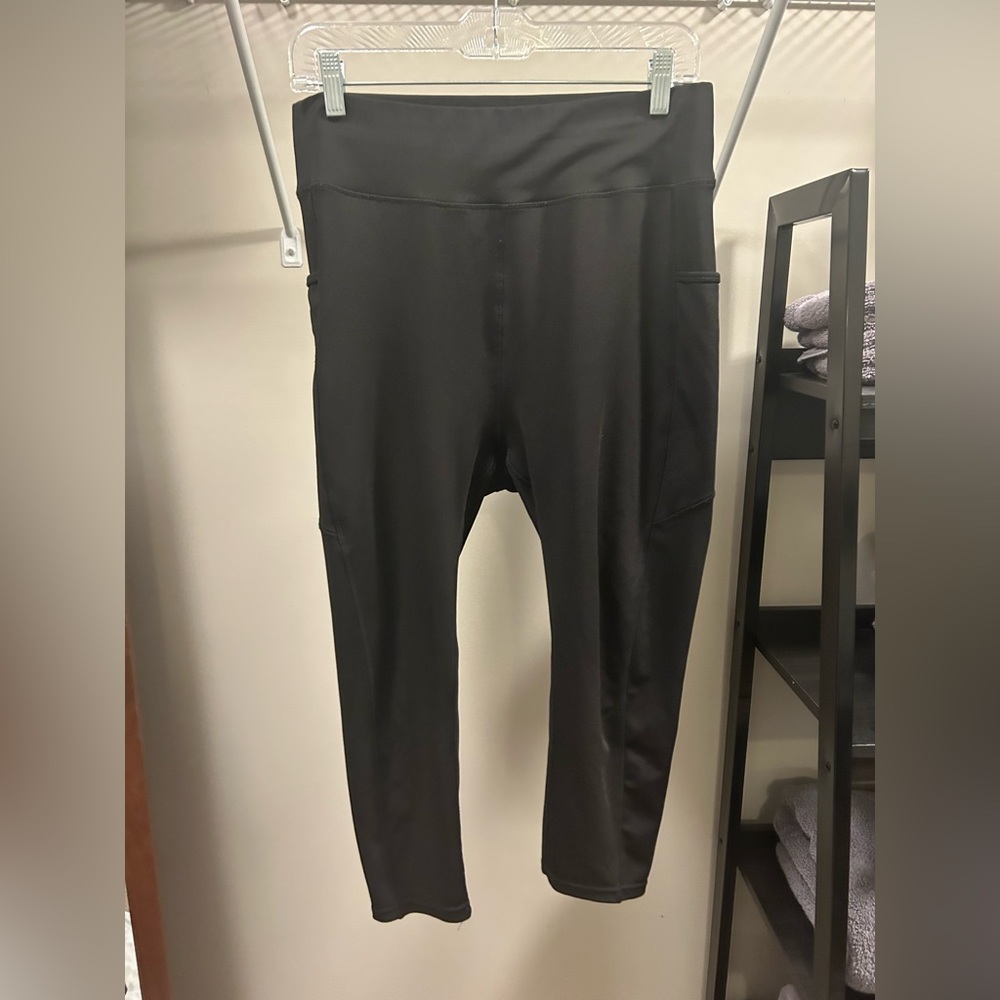 PopFit black crop legging - Harlow style - XL